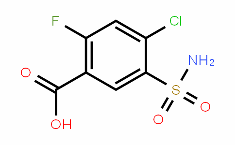2-Fluoro-4-chloro-5-sulfamoyl benzoic acid