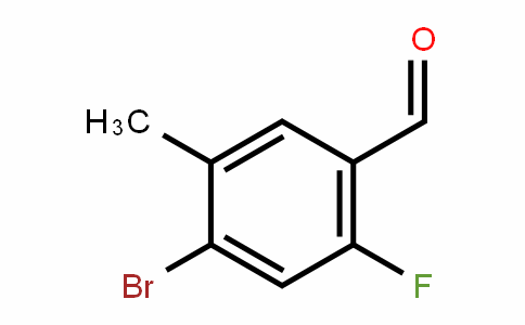 4-Bromo-2-fluoro-5-methylbenzaldehyde