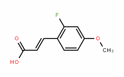 2-氟-4-甲氧基肉桂酸