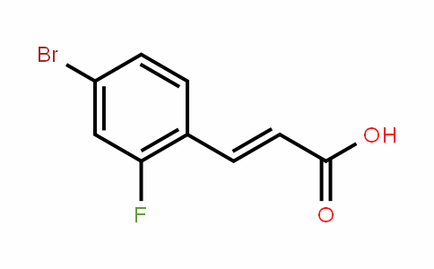 4-溴-2-氟肉桂酸