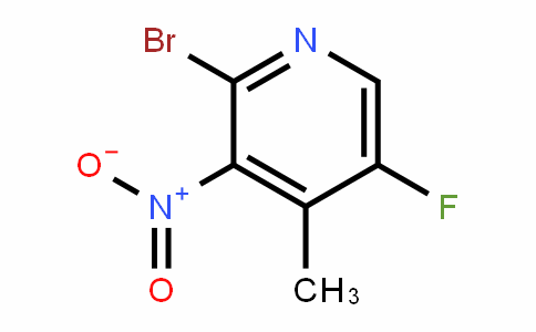 2-溴-5-氟-4-甲基-3-硝基吡啶