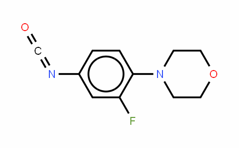(3-fluoro-4-(morpholinyl)phenyl)isocyanate