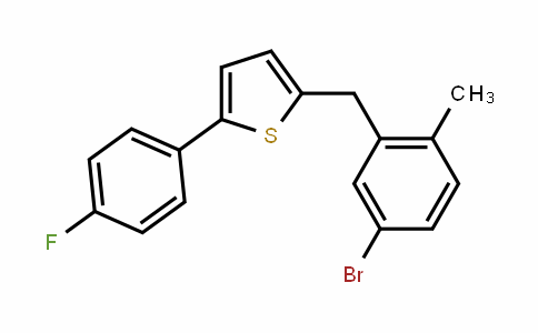 2-（2-甲基-5-溴苄基）-5-（4-氟苯）噻吩