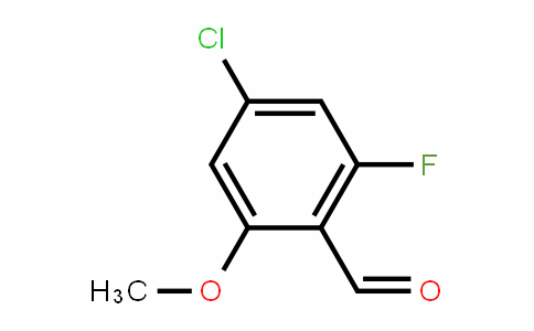 4-chloro-2-fluoro-6-methoxybenzaldehyde