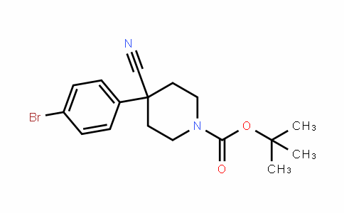 tert-butyl 4-(4-bromophenyl)-4-cyanopiperidine-1-carboxylate