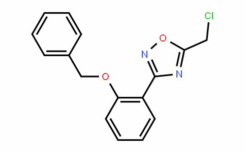 3-(2-Benzyloxy-phenyl)-5-chloromethyl-[1,2,4]oxadiazole