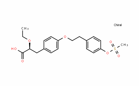 (S)-2-Ethoxy-3-{4-[2-(4-methanesulfonyloxy-phenyl)-ethoxy]-phenyl}-propionic acid