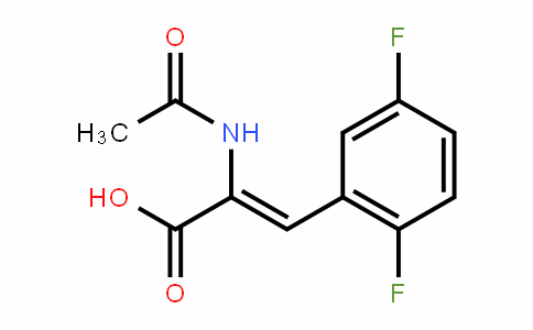 2-Acetylamino-3-(2,5-difluorophenyl)acrylic acid