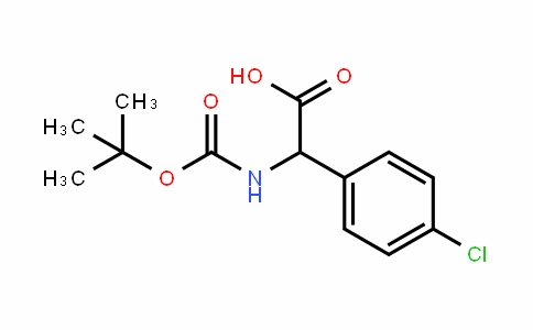 N-Boc-2-(4'-氯苯基)-DL-甘氨酸