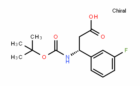 (R)-3-tert-Butoxycarbonylamino-3-(3-fluoro-phenyl)-propionic acid