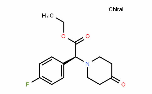 (S)-ethyl 2-(4-fluorophenyl)-2-(4-oxopiperidin-1-yl)acetate