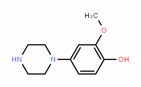 2-甲氧基-4-(1-哌嗪基)苯酚