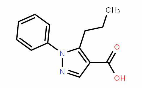 1-Phenyl-5-propylpyrazole-4-carboxylic acid