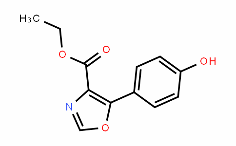 5-(4-Hydroxy-phenyl)-oxazole-4-carboxylic acid ethyl ester