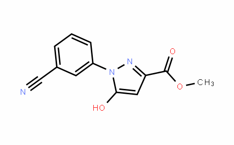 methyl 1-(3-cyanophenyl)-5-hydroxy-1H-pyrazole-3-carboxylate