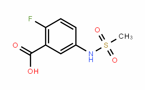 2-Fluoro-5-[(methylsulfonyl)amino]-benzoic acid