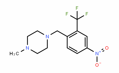 1-Methyl-4-[[4-nitro-2-(trifluoromethyl)phenyl]methyl]-piperazine