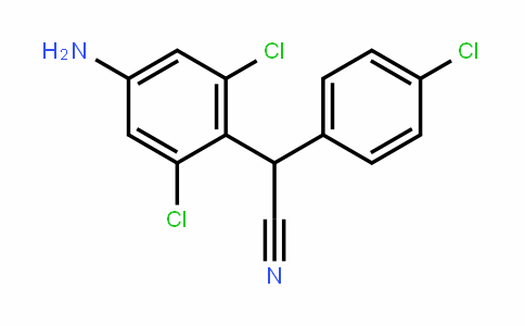 4-Amino-2,6-dichloro-α-(4-chlorophenyl)benzeneacetonitrile