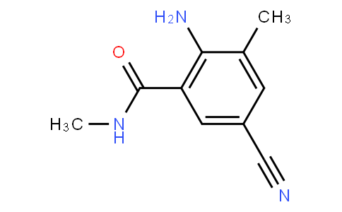 2-Amino-5-cyano-N,3-dimethylbenzamide