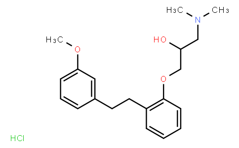 1-(Dimethylamino)-3-[2-[2-(3-methoxyphenyl)ethyl]phenoxy]-2-propanol hydrochloride
