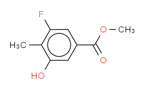 methyl 3-fluoro-5-hydroxy-4-methylbenzote