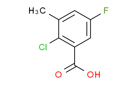2-氯-5-氟-3-甲基苯甲酸