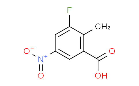 3-氟-2-甲基-5-硝基苯甲酸
