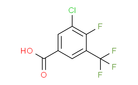 3-CHLORO-4-FLUORO-5-(TRIFLUOROMETHYL)BENZOIC ACID