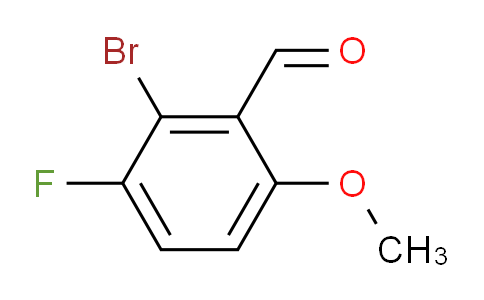 2-bromo-3-fluoro-6-methoxybenzaldehyde