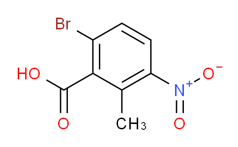 2-溴-6-甲基-5-硝基苯甲酸