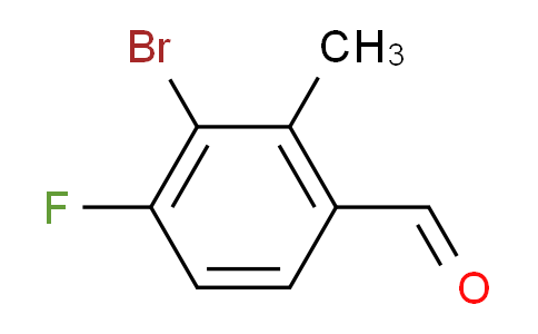 3-bromo-4-fluoro-2-methylbenzaldehyde