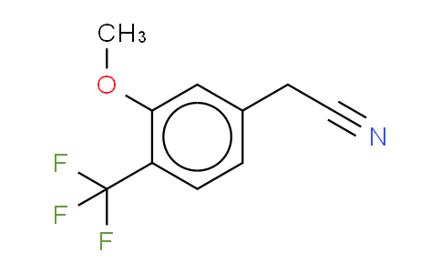 3-methoxy-4-(trifluorometyl)phenylacetonitrile