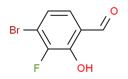 4-bromo-3-fluoro-2-hydroxybenzaldehyde