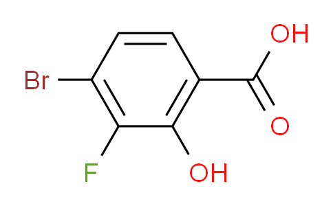 4-bromo-3-fluoro-2-hydroxybenzoic acid