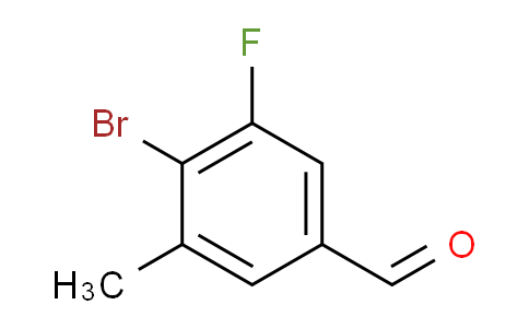 4-bromo-3-fluoro-5-methylbenzaldehyde
