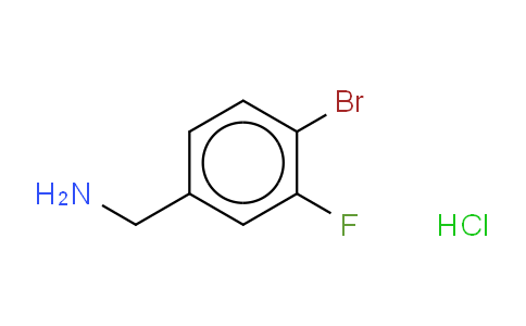4-bromo-3-fluorobenzyl amine..HCl