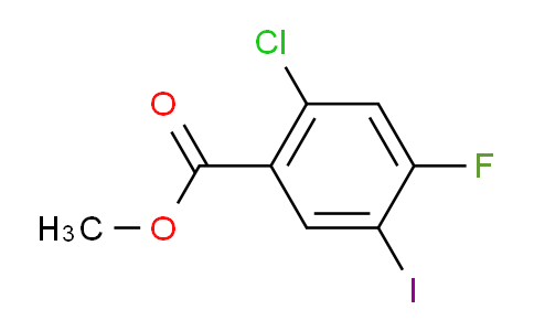 methyl 2-chloro-4-fluoro-5-iodobenzoate