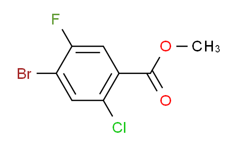methyl 4-bromo-2-chloro-5-fluoro-benzoate