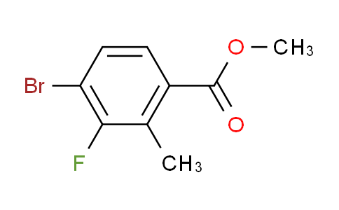 4-溴-3-氟-2-甲基苯甲酸甲酯