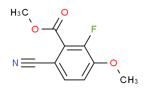 6-CYANO-2-FLUORO-3-METHOXYBENZOIC ACID METHYL ESTER