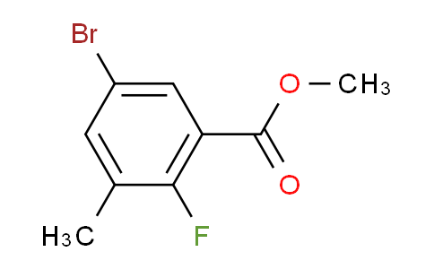 5-溴-2-氟-3-甲基苯甲酸甲酯