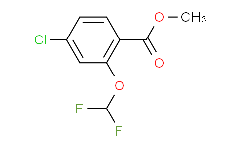 Benzoic acid, 4-chloro-2-(difluoromethoxy)-, methyl ester