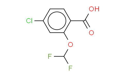 4-氯-2-(二氟甲氧基)苯甲酸