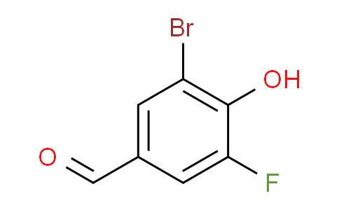 3-bromo-5-fluoro-4-hydroxybenzaldehyde