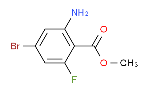 2-氨基-4-溴-6-氟苯甲酸甲酯