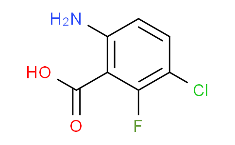 2-氨基-5-氯-6-氟苯甲酸
