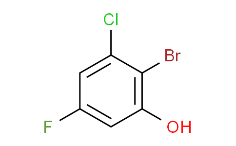 2-bromo-3-chloro-5-fluorophenol
