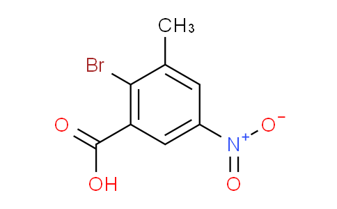 2-溴-3-甲基-5-硝基苯甲酸
