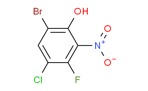 2-溴-4-氯-5-氟-6-硝基苯酚
