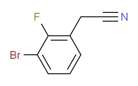 2-(3-bromo-2-fluoro-phenyl)acetonitrile